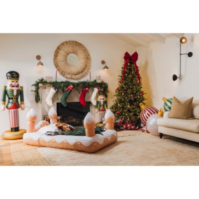 Gingerbread Holiday Kids Sleepover Bed Air Mattress