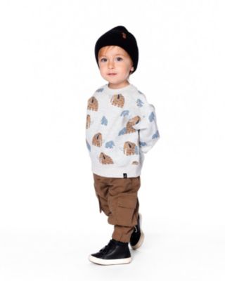 Boys' Long Sleeve Crew Neck Fleece Sweatshirt - Baby