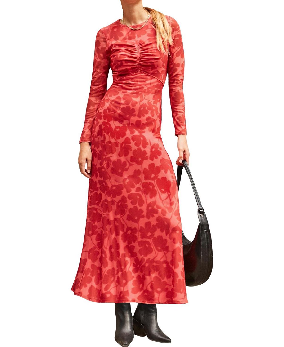 Ro & Zo Mesh Print Dress