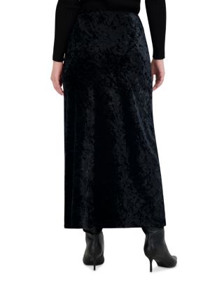 Velvet Straight Skirt