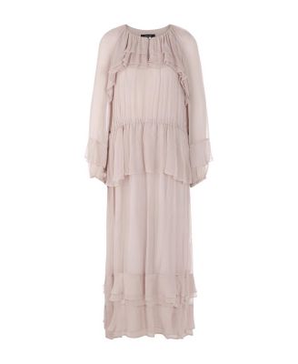 Floor-Length Flounce Dress