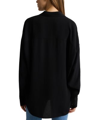 Silk High/Low Blouse