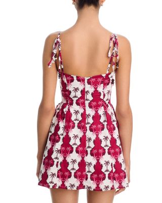 Paisley Mini Dress Swim Cover-Up 