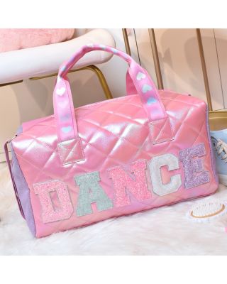 Girls' Dance Quilted Large Duffel Bag