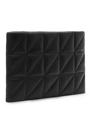 Bettina Small Quilted Leather Clutch 