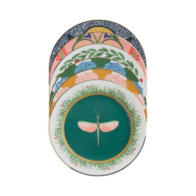 Libellula Dessert Plates, Set of 6