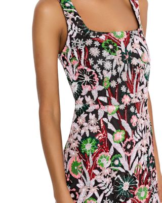 Wildflower Sequin Mini Dress