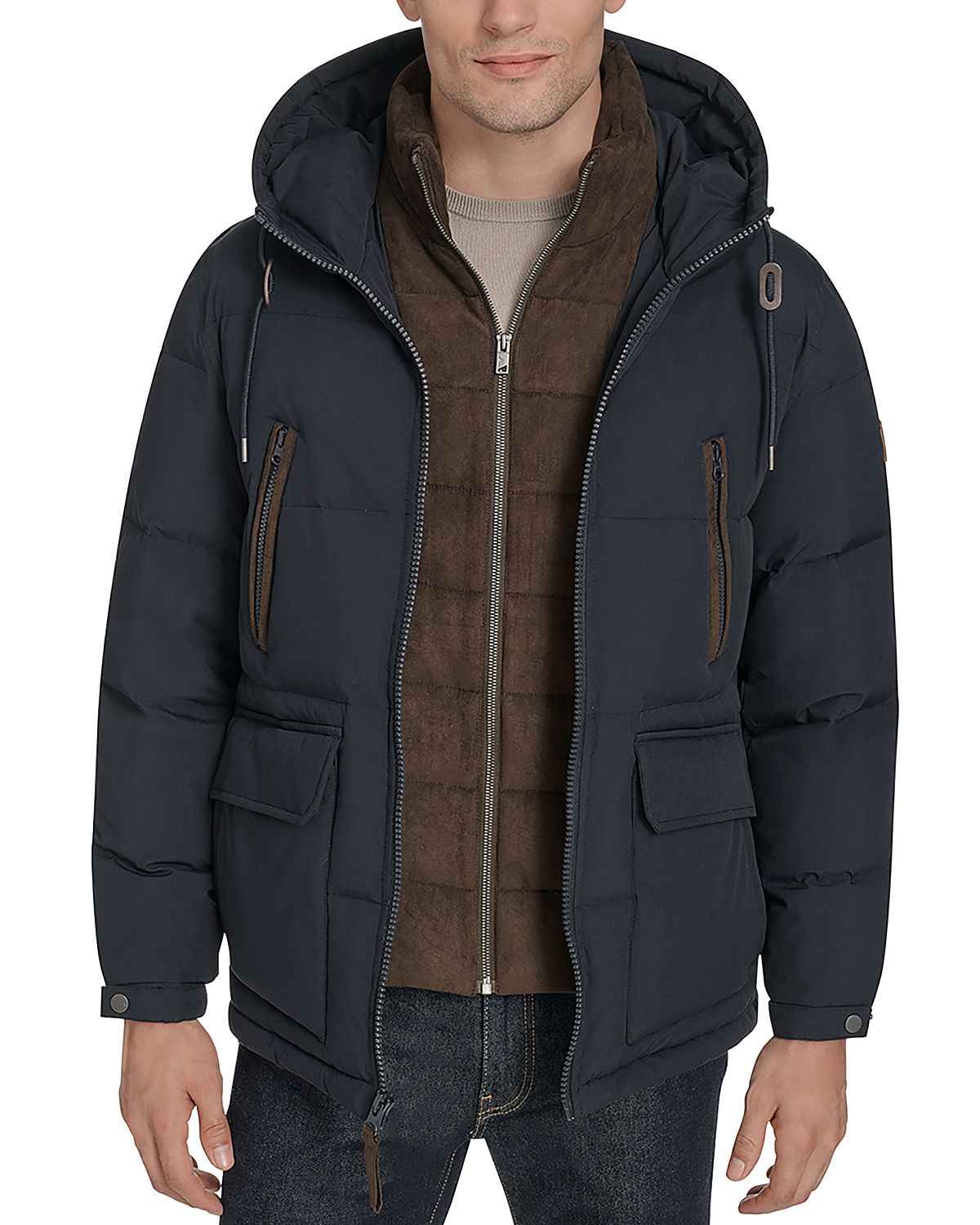 Andrew Marc Marlton Hybrid Puffer Jacket