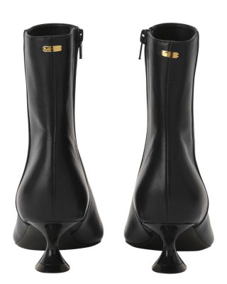 Midnight Step Leather Ankle Boot