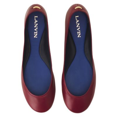  Women's The Ballerina Flat In Leather