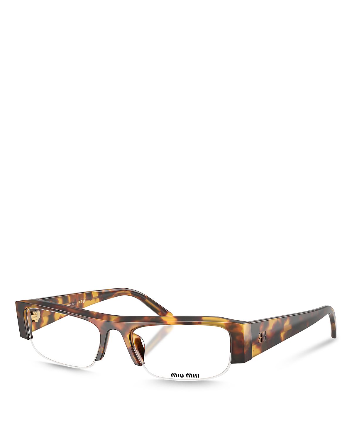Miu Miu Rectangular Sunglasses, 51mm