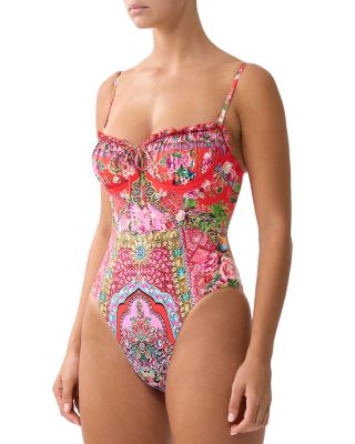 Ruched One Piece Swimsuit