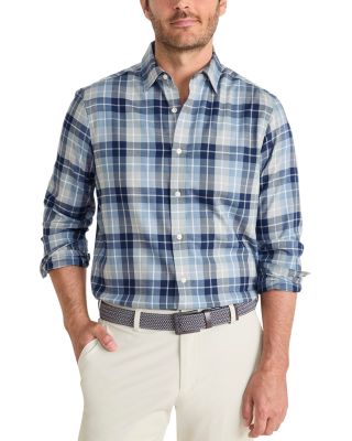 Brant Point Tech Twill Plaid Classic Fit Button Down Shirt
