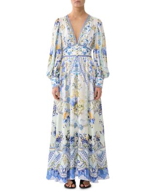 Silk Shaped Waistband Dress