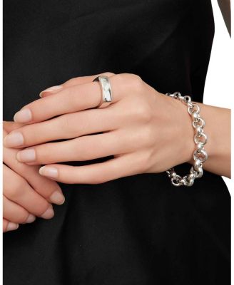 Sterling Silver Roll With It Rolo Bracelet