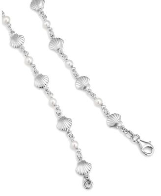 Sterling Silver Ocean Treasures Station Bracelet