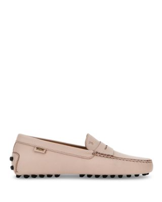 Women's Leather Moccasin Loafer Flats