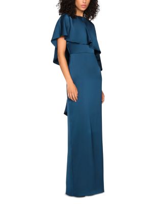 Karis Cape Column Gown