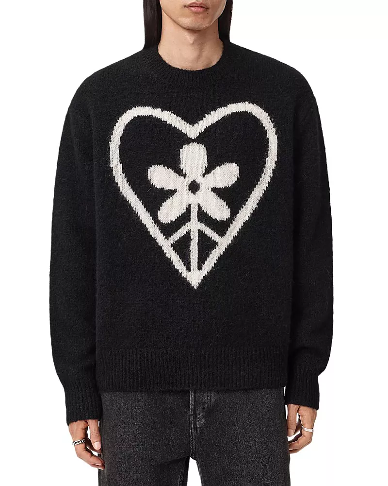 Allsaints Finden Oversized Fit Sweater