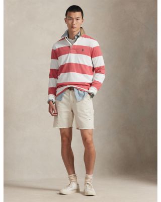 Classic Fit Khaki Collar Rugby Shirt