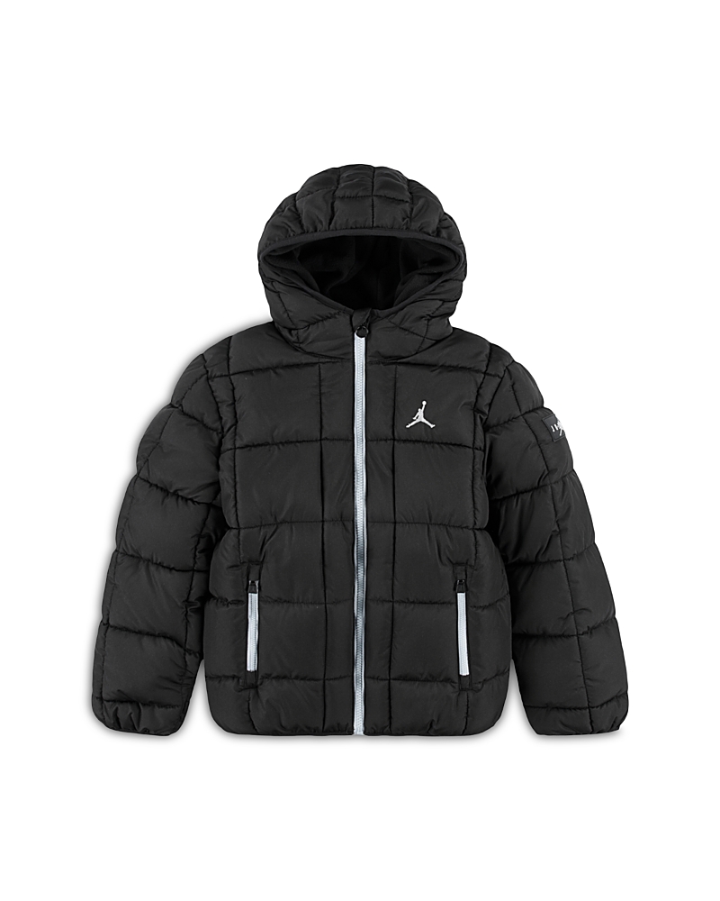 Jordan Big Kids' Essential Midweight Puffer In Black
