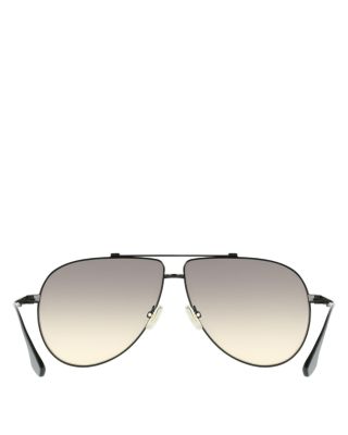 Buckle Aviator Sunglasses, 63mm