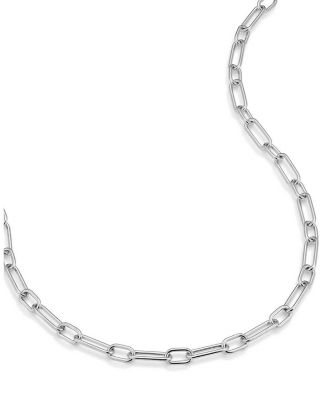  Sterling Silver Rhythm Link Choker, 14"