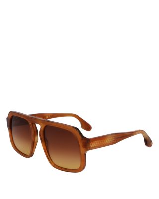 Chain Rectangular Sunglasses, 53mm
