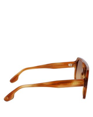 Chain Rectangular Sunglasses, 53mm