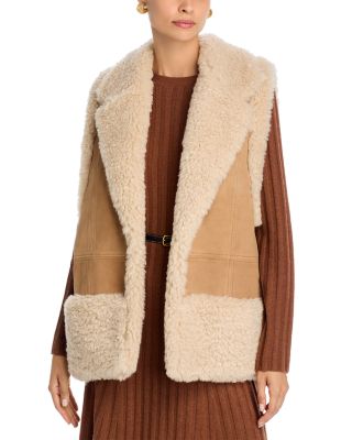 Salty Airy Shearling Vest