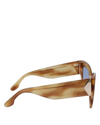 Plaque Butterfly Sunglasses, 51mm