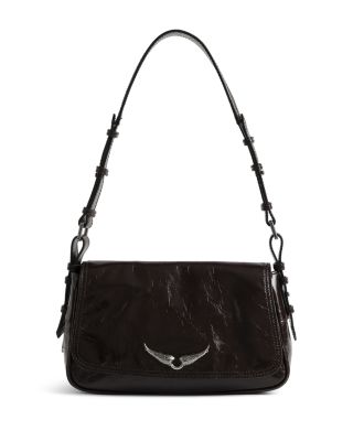 Le Zouzou Vintage Effect Patent Leather Bag