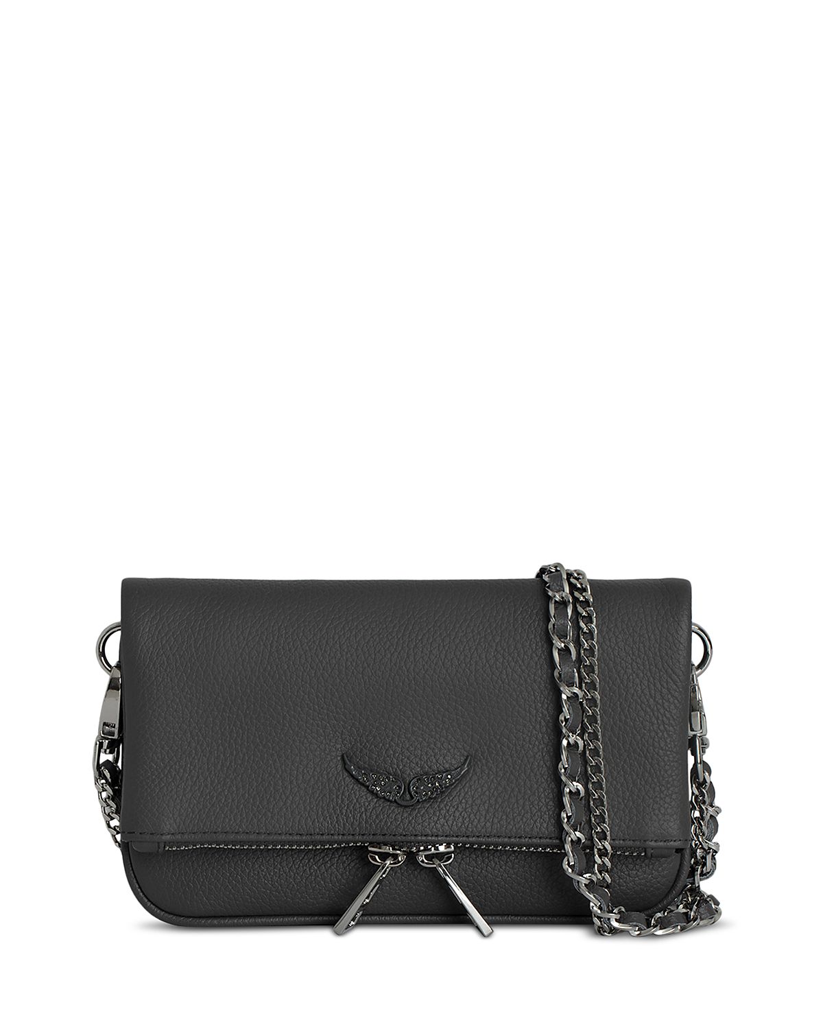 Zadig & Voltaire Rock Nano Grained Leather Crossbody
