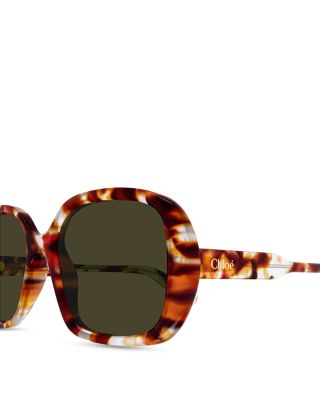 Rectangular Sunglasses, 55mm