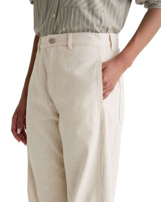 Mercer High Rise Barrel Leg Jeans in Blush Canvas