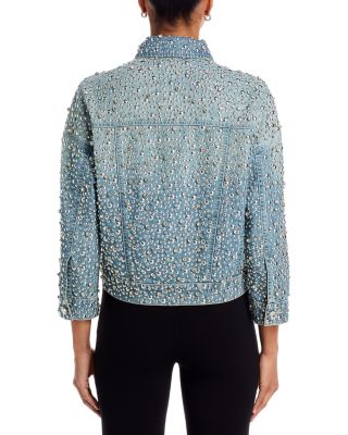 Vangie High Low Embellished Jacket