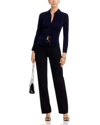 Indiana Metallic Fitted Blouse