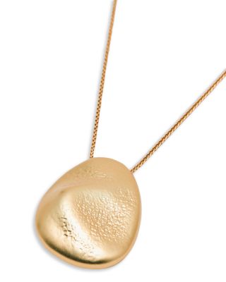Perdita Sculptural Nugget Pendant Necklace, 20.1" 