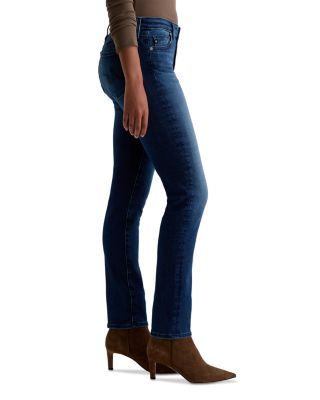 Mari Mid Rise Slim Straight Leg Jeans in Epilogue
