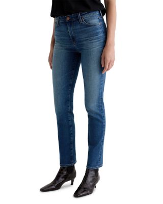 Mari Mid Rise Slim Straight Leg Jeans in 12 Years Assumption