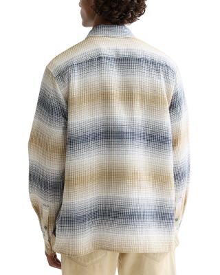 Textured Button Front Shirt