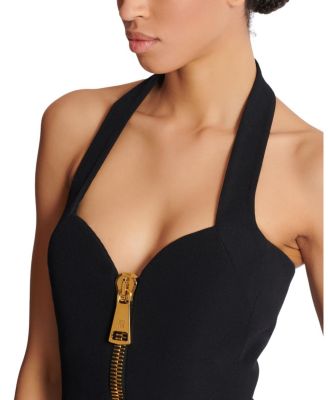  Bustier Top in Grain De Poudre Wool