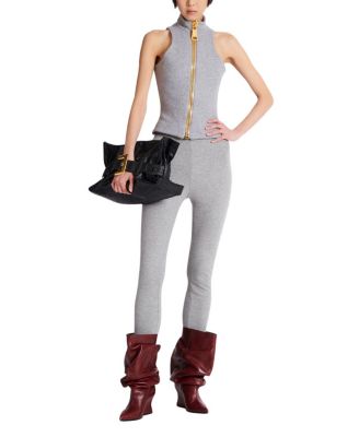  Sleeveless Cotton Knit Top