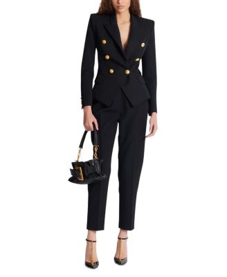  Grain De Poudre 6-Button Fitted Jacket