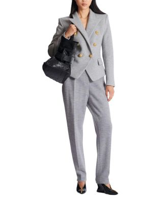  Tailored Cotton Knit Trousers