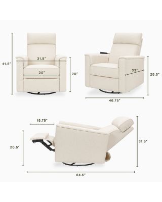 Willa Deluxe Power Recliner and Swivel Glider with Heat and Massage