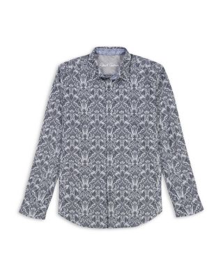 Highland Cotton Blend Button Down Shirt