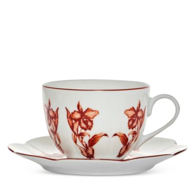Tea Cup and Saucer Rouge de Fer