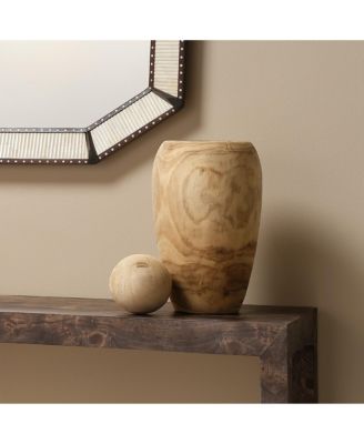 Ojai Wooden Decorative Vase