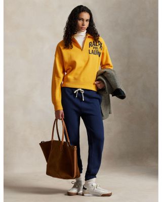 Logo Fleece Quarter Zip Sweatshirt